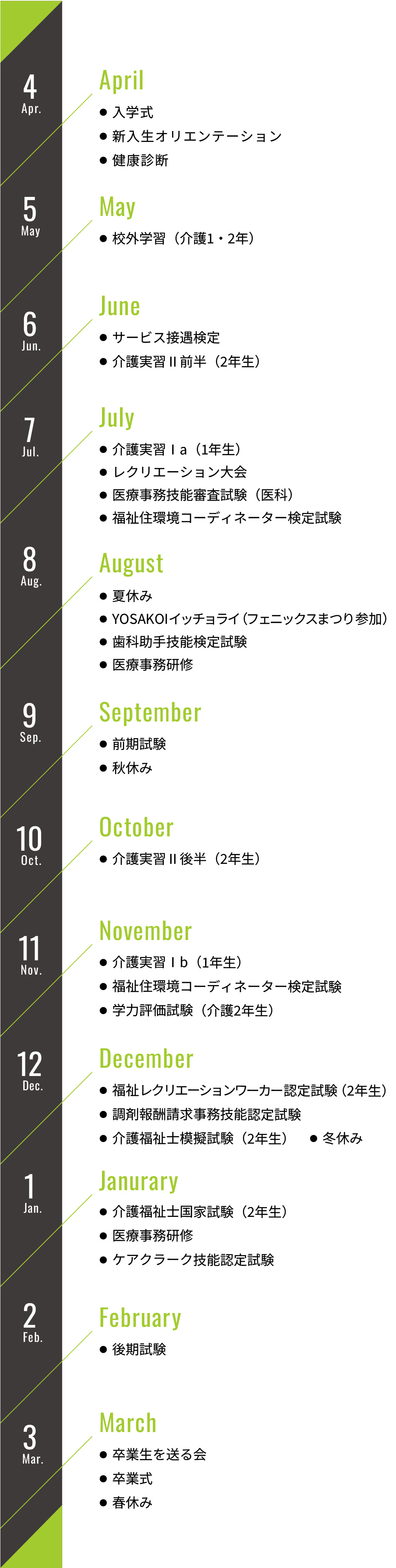 年間スケジュール